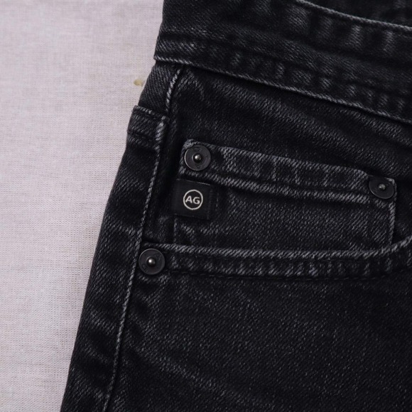 AG Adriano Goldschmied The Dylan Slim Skinny Jeans Men's 30R Black Stretch Denim - Picture 8 of 11